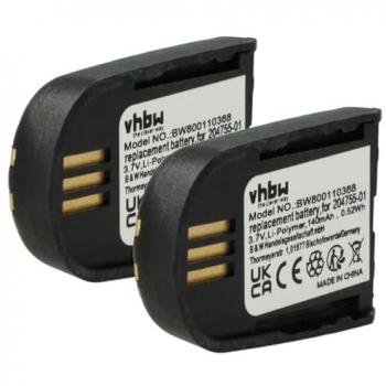 Alimentazione Batterica VHBW 140 mAh per Auricolari Wireless MSOC2007