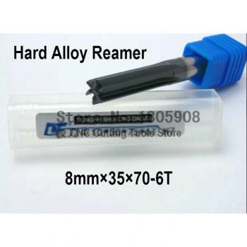 8mm Coated Tungsten Carbide Reamer, Hard Alloy K10