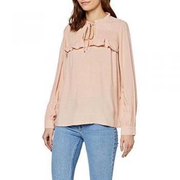Superdry Danika Boho Top Shirt, Rose (Vintage Blush Eq8), M (Tailles Fabricant: 12) Femme