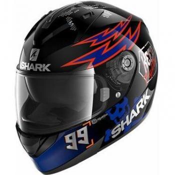 Casque moto intégral Shark Ridill 1.2 Catalan Bad Boy Noir Rouge Bleu XL