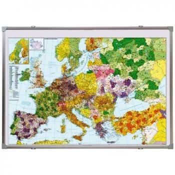 FRANKEN Europakarte, magnethaftend, (B)1.400 x (H)1.000 mm