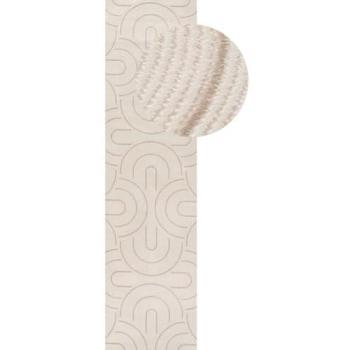 80 cm by 300 cm Carmel Beige Arch Design Rug