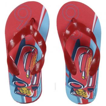 Chanclas infantiles Cars 3, Color Rojo, Varias Tallas
