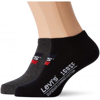 Levi's Calcetines 168sf Bajo Sport Logo 2p, Hombre, Multicolor