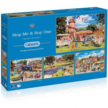 Puzzler Pack – 4x 500 Teile (Stop Me & Buy One)