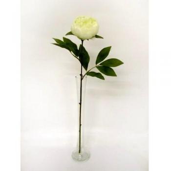 CB Imports Premium Cream Silk Peony Stem