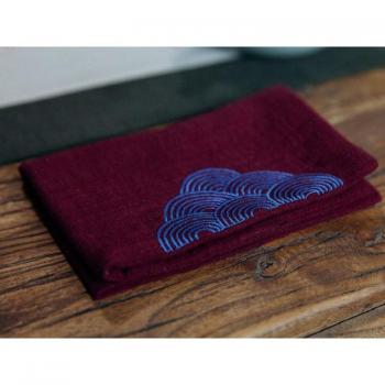 Serviette à thé traditionnelle coton-lin