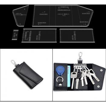 Set de Fundas Acrílicas + Herramienta de Patronaje en Cuero
