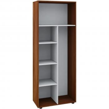 Vandol Staubsauger‑ und Besenschrank aus Holz, Kern‑Nussbaum 178×70×40 cm