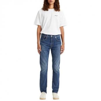 Levi's 502 Tapered Fit Jeans for Men, Dark Blue and Medium Indigo Worn In, Size 38_32