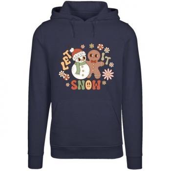 Weihnachtlicher Kapuzenpullover Let It Snow