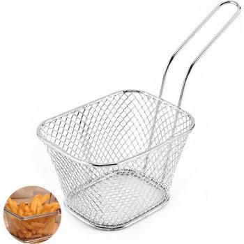 Stainless Steel Square Mini Frying Net for Fried Food