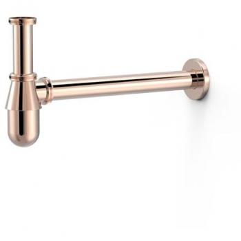 Siphon Télescopique Or Rose 24K pour Lavabo