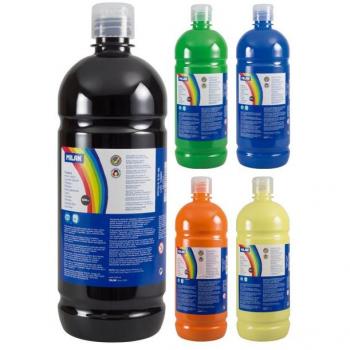 Milan 1000ml Vidrio Tempera Pintura Rapida Dosificador Mezclable Color Violeta