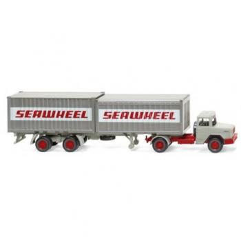 Trattore Container Magirus Deutz H0 Seawheel