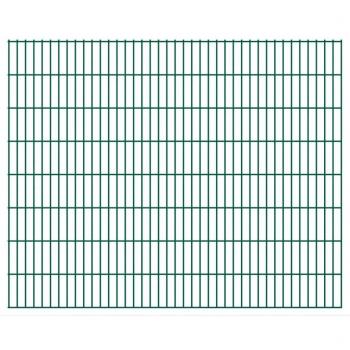 VidaXL 2D Garden Fence Panels Enclosure 2.008x1.63m Green