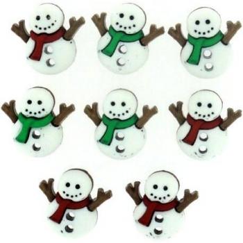 Whimsical Snowman Sewing Accents