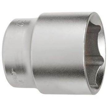Chiave a bussola esagonale 1/2 30 mm. Profilo a 6 facce in acciaio cromo vanadio