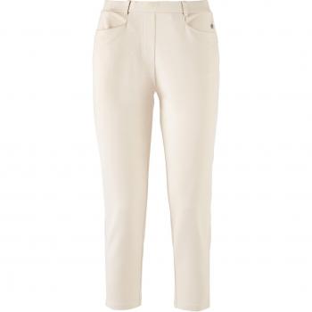 Beige Bi-Stretch-Schlupfhose, Damen, Größe 46