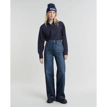 G-Star Raw Jeans Deck 2.0 con Tasche a Patta Worn In Blue Cave
