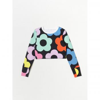 Stella McCartney Top Cropped Nero, Taglia 5