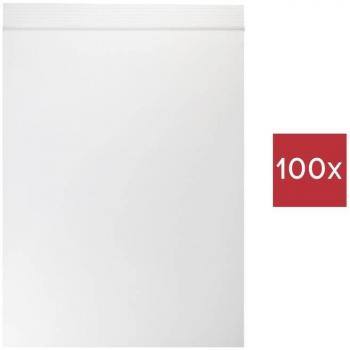 Bustina sigillabile trasparente 170 mm x 120 mm 100 pz