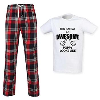 Red Poppy 60‑Sec Men’s Sleep Set – Size M