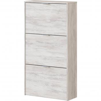 Armario Zapatero Asca 18Pares – Puertas Plegables Blanco