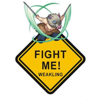 Sticker Vinílico C – Demon Slayer en tu Auto