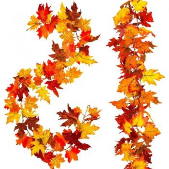 Autumn Leaves Garland for Wall Decoration