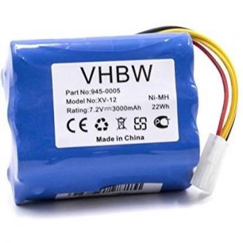 Vhbw batterie NiMH 3000mAh 7.2V pour robot aspirateur