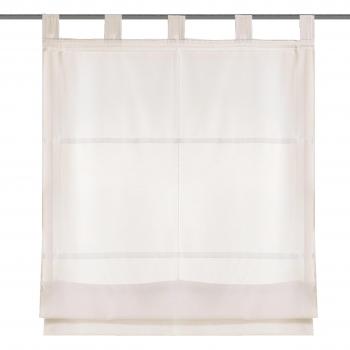 Home Fashion Faltrollo „Batist & Wollweiß“ – Größe 140 x 120 cm (79349‑710)