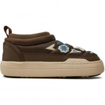 Moon Boot Stivaletti Marroni Park Soft Flower