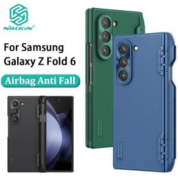 NILLKIN Super Frosted Shield No Magnetic Blue Pen Holder Case – Samsung Galaxy Z Fold 6 5G