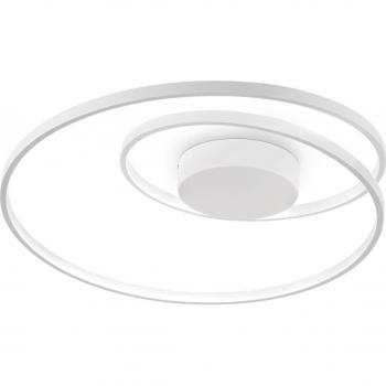 Plafón Decorativo LED Semi Empotrado Blanco