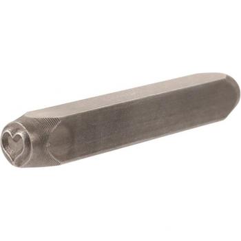 Launisch Liebe Herz 6mm Stempel aus Metall