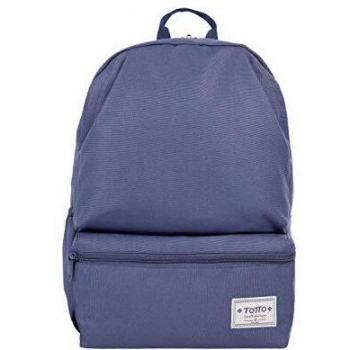 Mochila Totto Dinamicon con bolsillo para portátil de color azul