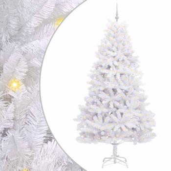 Sapin de Noël à Branches Articulées 240 cm en Blanc