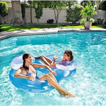 Fauteuil de piscine double face Bestway