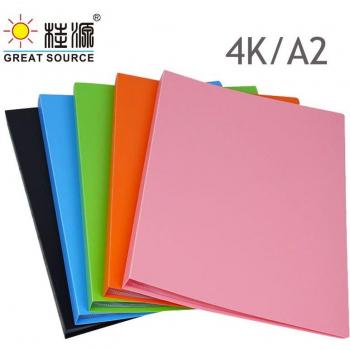 A2 Presentation Pad – 20 Clear Pocket Pages, 4K Display, Candy Tones