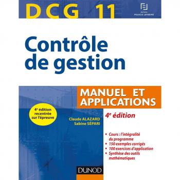 Contrôle de gestion, DCG 11 : manuel et applications
