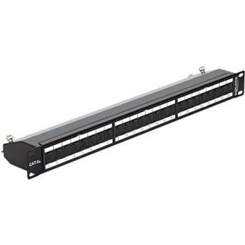 Delock 24Puertos 1U Panel de Conexiones Cat.6A 19