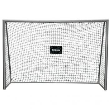 SANDORA Fußballtor Derby Sport-Tore, 300 cm x 200 cm x 120 cm, grau/schwarz