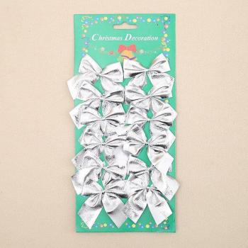12pcs Decorative Gold Bowknots for Christmas