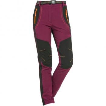 Maroon Softshell Hiking Pants for Women