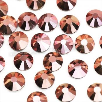 Rose Gold Fabric Rhinestones