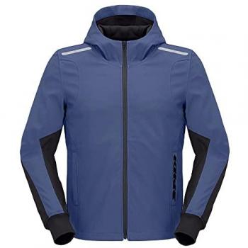 SPIDI Armor Light Felpa con cappuccio da moto Blu M