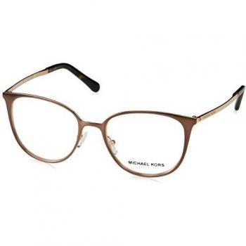 Michael Kors Lil 0MK3017 1188 – Occhiali da Vista Metallo, Larghezza 51, Color Marrone Quadrato