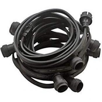 LEDmaxx Illu-Lichterkette 10 m schwarz