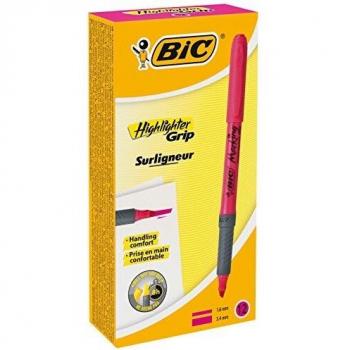 Bic Marker Highlighter Grip (Rosa, 3.30 mm)